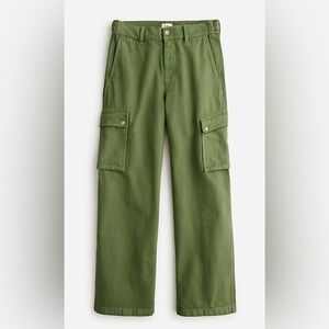 J. Crew Cargo Pants in Heavyweight Twill Utility Green Size 30 Style BW526